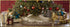 Handmade Christmas Tree Skirt - Hand Beaded Metallic Starburst on French Vanilla Silk - 60"/72" - ARCADIA HOME